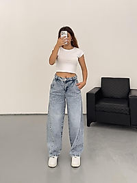 RANDOM Yıkama Baggy Jean