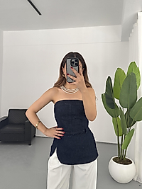 STRAPLEZ Denim Bluz
