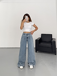 Pileli Wide Leg