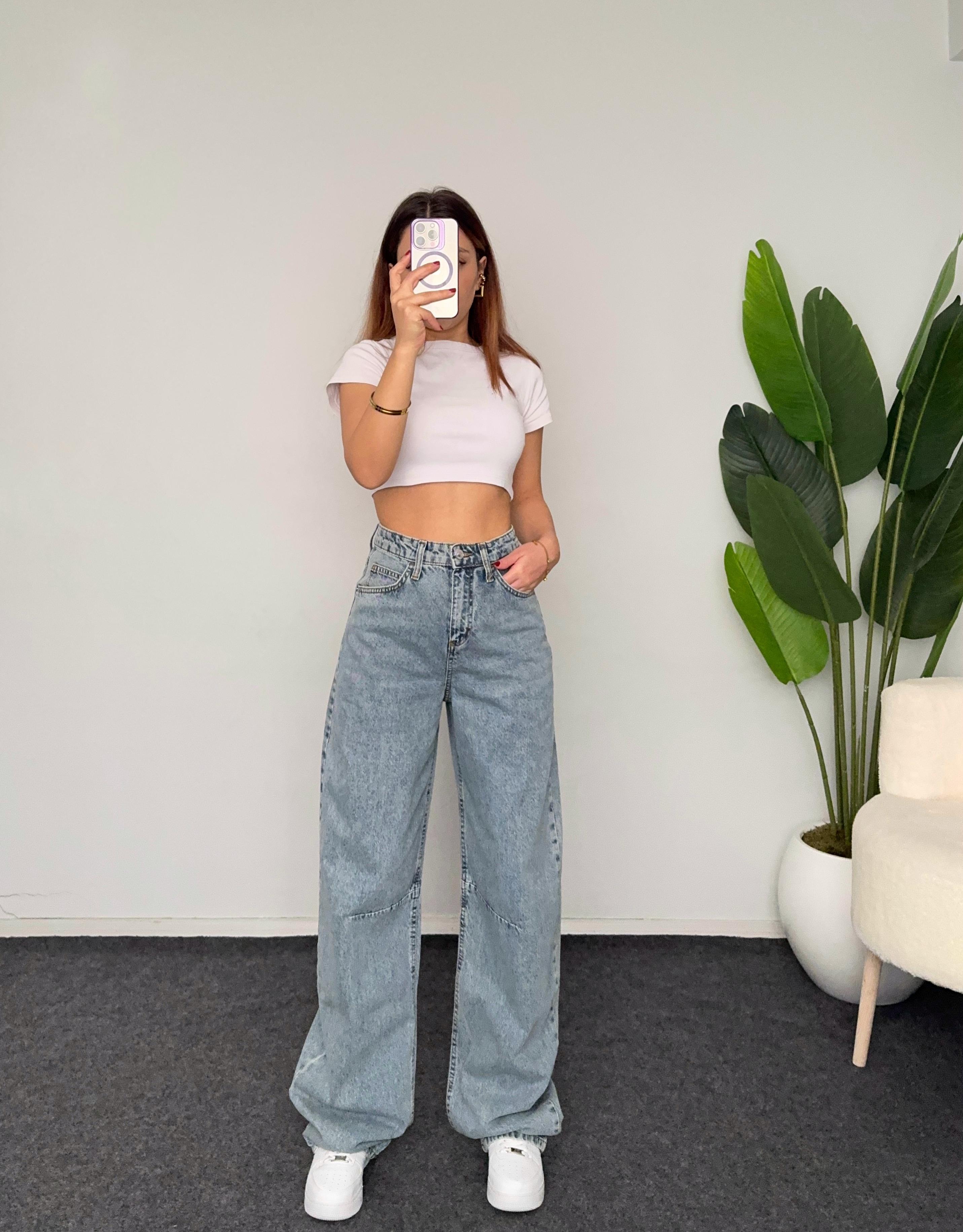 ARKASI TOKALI BAGGY JEAN