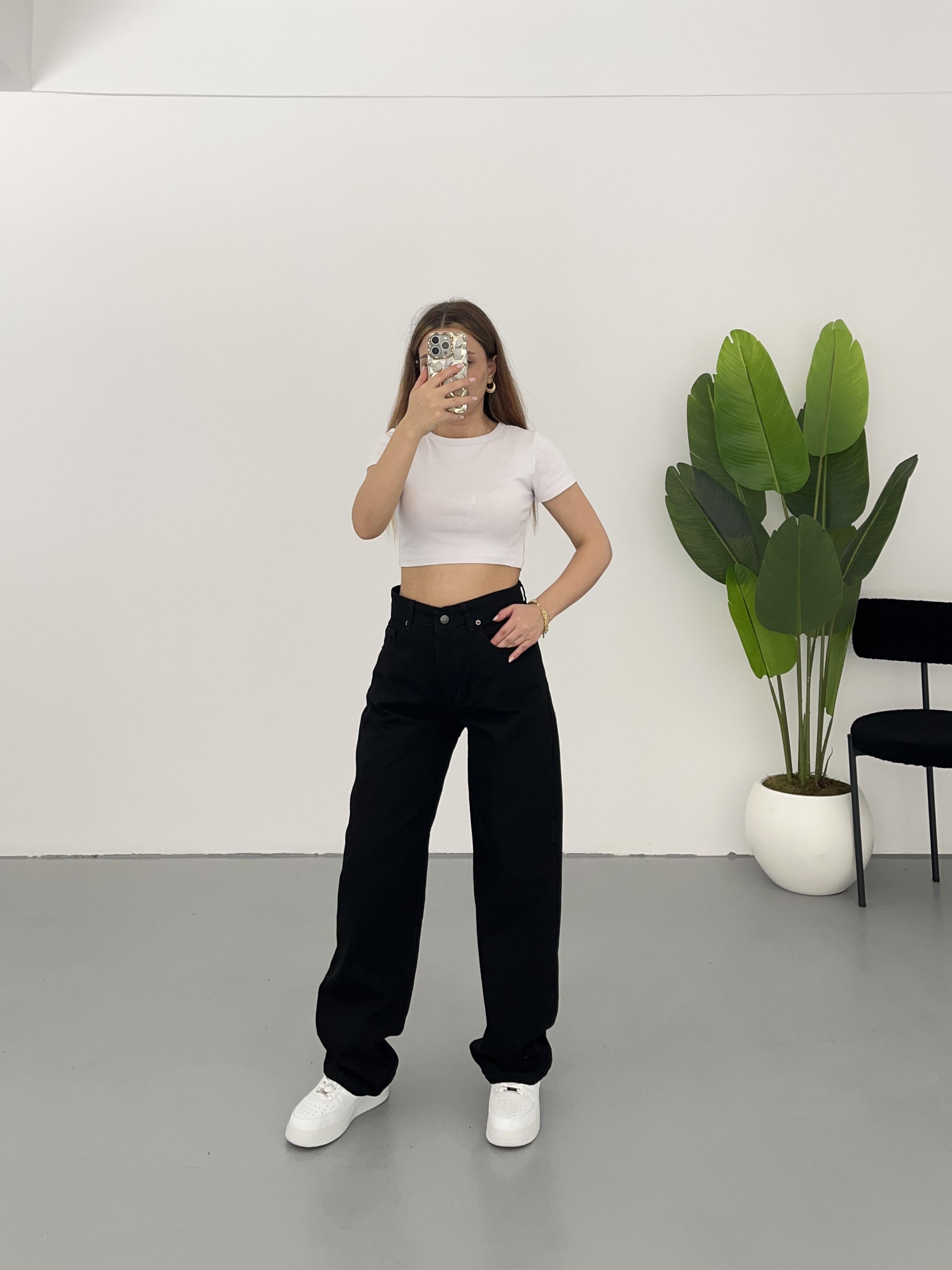 SİYAH BAGGY JEAN