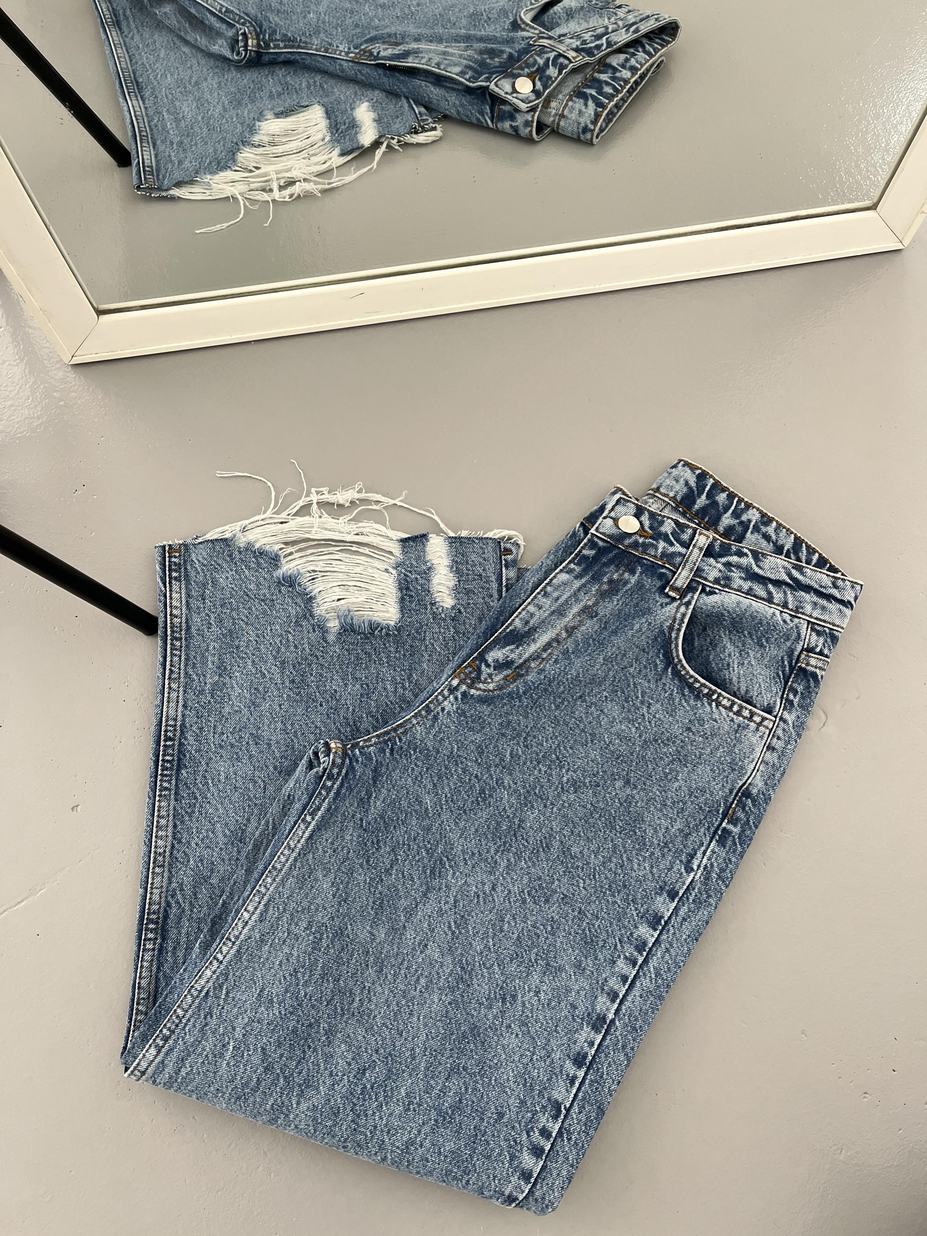 PAÇA DETAYLI WİDE LEG